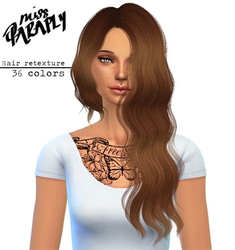 Sims 4 Hairs ~ Miss Paraply Sintiklia`s Marmelade Hairstyle Retextured