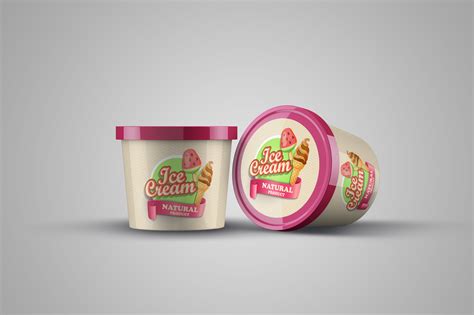ice cream product mock  product mockups creative market