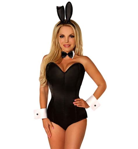 sexy tuxedo bunny corset costume n11101