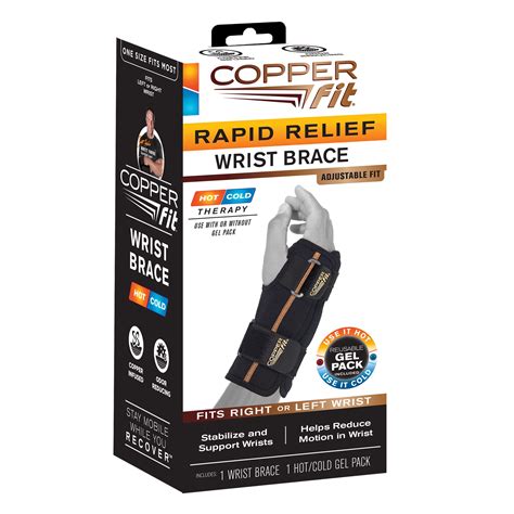 copper fit rapid relief wrist walmartcom