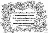 Coloring Pages Quotes Creativity Sri Ravi Shankar Printable A4 sketch template