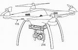 Drone Drawing sketch template