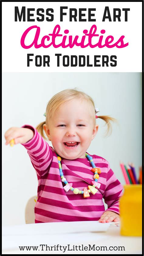 mess  art activities  toddlers thrifty  mom