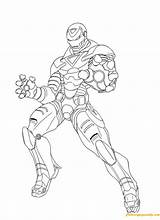 Coloring Iron Man Pages Avengers Superhero Printable Color Coloringpagesonly sketch template