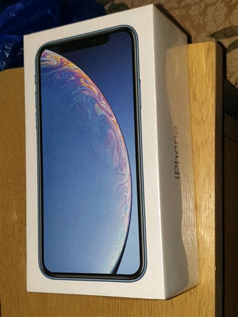 iphone xr gb  colors blue color unlocked brand  sealed pack