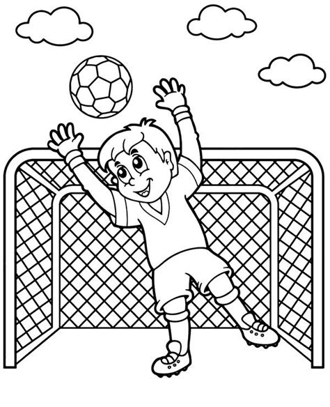 footballsoccer coloring page football coloring pages sports