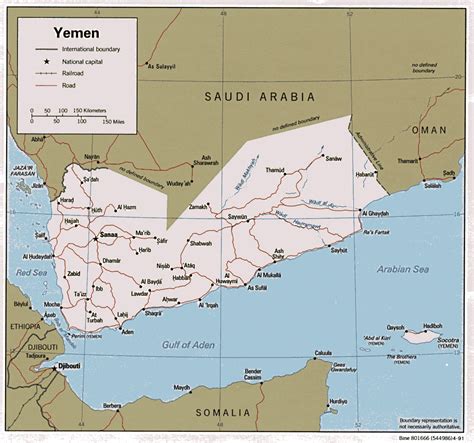 detailed road  political map  yemen yemen detailed road  political map vidianicom