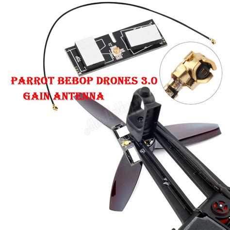parrot bebop drone  quadcopter pcb dual frequency high gain antenna aerial great improve fpv