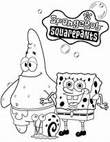 Coloring Spongebob Pages Games Squarepants Popular sketch template