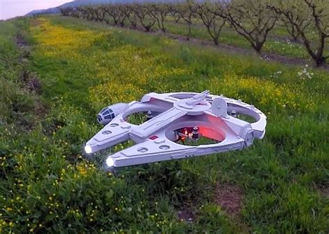rc millennium falcon drone  bigger     awesome video