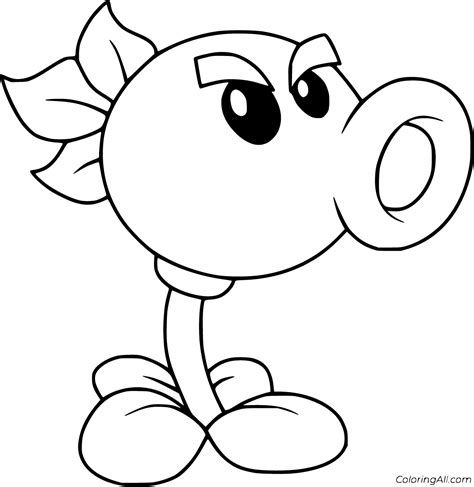 plants  zombies coloring pages coloringall
