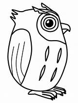 Eenvoudige Uil Sowa Leukekleurplaten Owl Kolorowanka Kleurplaten Kleur Ladnekolorowanki Coloringpage één sketch template