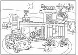 Fire Coloring Lego Pages Truck Pioneering Getcolorings Stat City sketch template