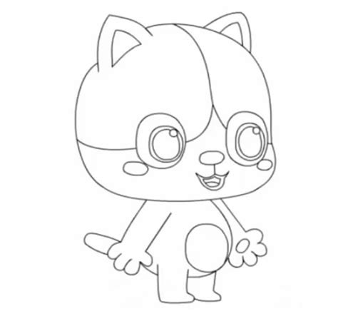 baby bus characters coloring pages