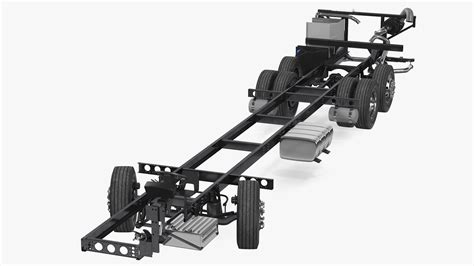 bus chassis rigged  model turbosquid