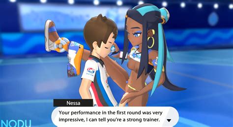 nessa mates in front of a crowd for ero animation