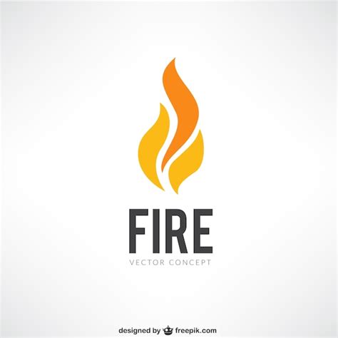 fire logo vector