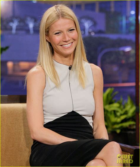 Gwyneth Paltrow Tonight Show With Jay Leno Appearance Photo