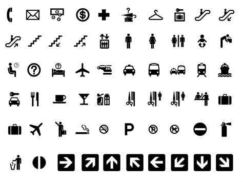 universal symbols  pre cursors  emojis  international sign