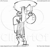 Gum Boy Blowing Clipart Bubble Bored Illustration Cartoon School Outline Toonaday Royalty Lineart Vector 2021 sketch template