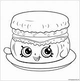 Shopkins Coloring Pages Snow Shopkin Season Muffin Barbie Breakfast Crush Dolls Toys Color Coloringpagesonly sketch template
