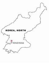 Corea Cartine Bandera Nordkorea Landkarte Landkarten Geografiche Dibujo Geografie Pegar Recortar Nazioni Malvorlage Gratismalvorlagen sketch template