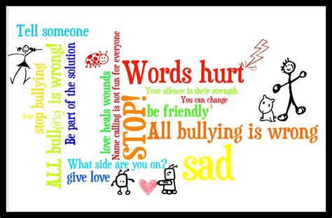 words hurt stop bullying wdk clipart  clipart