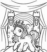 Pony Coloring Pages Queen sketch template