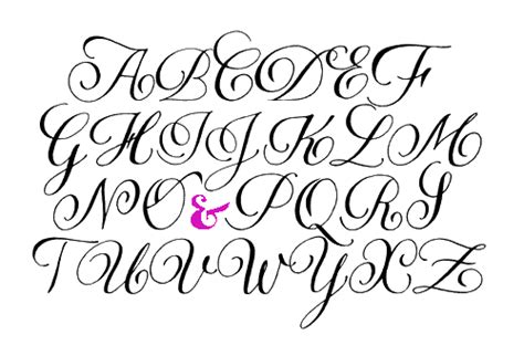 fancy writing alphabetpin fancy calligraphy alphabet  pinterest