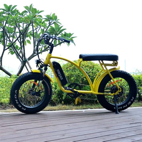 addmotor motan   electric cruiser beach bike  retro fat tires