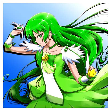 midorikawa nao and cure march precure and 1 more drawn by nita