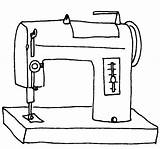 Sewing Machine Clipart Clip Machines Easy Singer Classes Draw Things Kids Tips Little Drawing Cartoon Sew Needle Thread Cliparts Clipartix sketch template