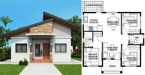 bedroom bungalow house plan engineering discoveries