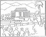 Jerusalem Coloring Pages Temple Walls Template Getcolorings sketch template