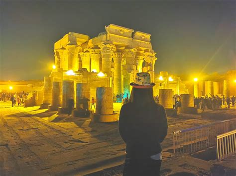 Discovering Kom Ombo Temple At Night