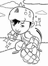 Coloring Boboiboy Pages Kids Printable sketch template