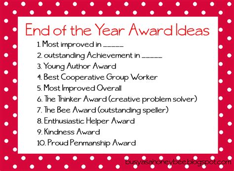 End Of The Year Award Ideas For Teachers Resources Too Teachable