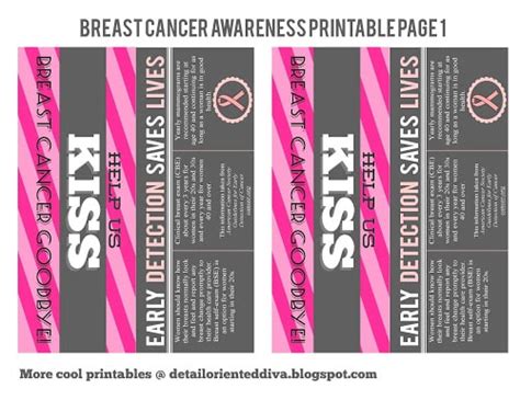 breast cancer awareness printables  natalie
