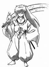 Inuyasha Coloring Pages Printable Anime Demon Manga Bestcoloringpagesforkids Kagome Color Colouring Drawing Kids Viết Bài Từ Choose Board Drawings Colouri sketch template