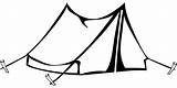 Tent Refugee sketch template