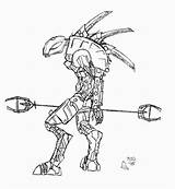 Coloring Pages Bionicle Print sketch template