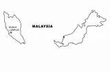 Malasia Malesia Disegno Nazioni Colorea sketch template