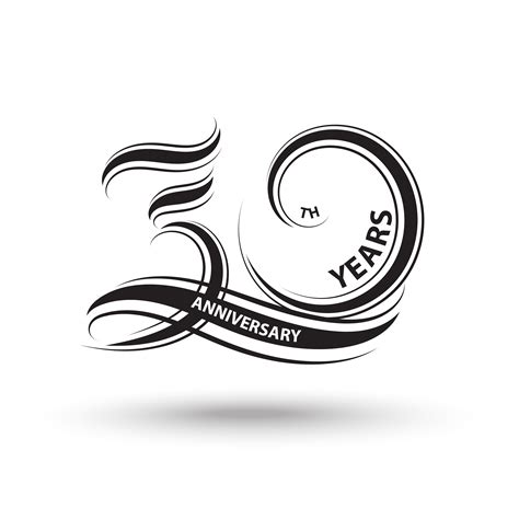 anniversary sign  logo  celebration symbol  vector art