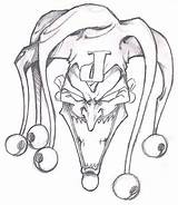 Joker Clown Jester Drawing Evil Drawings Tattoo Hat Graffiti Sketch Face Skull Gangster Sketches Easy Google Tattoos Cool Search Cartoon sketch template