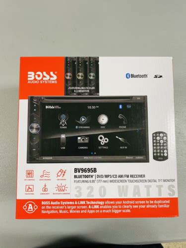 boss bvb stereo car audio system  double din lcd touchscreen bluetooth ebay