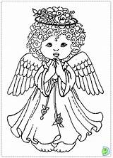 Coloring Angel Pages Angels Christmas Girl Printable Realistic Colouring Color Print Feet Kids Baby Dinokids Fairy Adults Getcolorings Poinsettia Girls sketch template