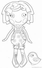 Coloring Pages Lalaloopsy Giving Forget Supplies Don sketch template