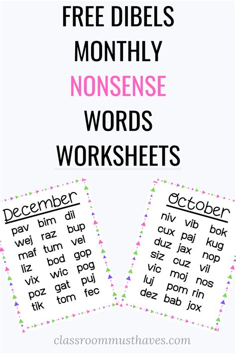 nonsense word practice nonsense word activities fluency practice