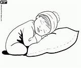 Neonato Cuscino Dorme Kussen Babyslaap Cushion Colorare Disegni Infant Disegnicolorare sketch template