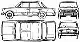 Lada 1200 Blueprints Sedan Car Nova 1986 Drawing Click sketch template